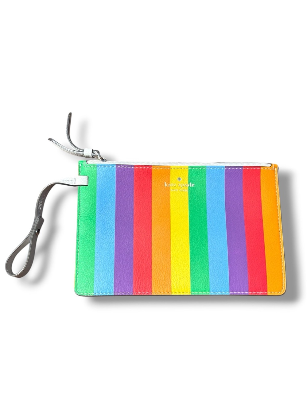 Kate Spade New York Pride Collection Rainbow Stripe Wristlet – Multicolor